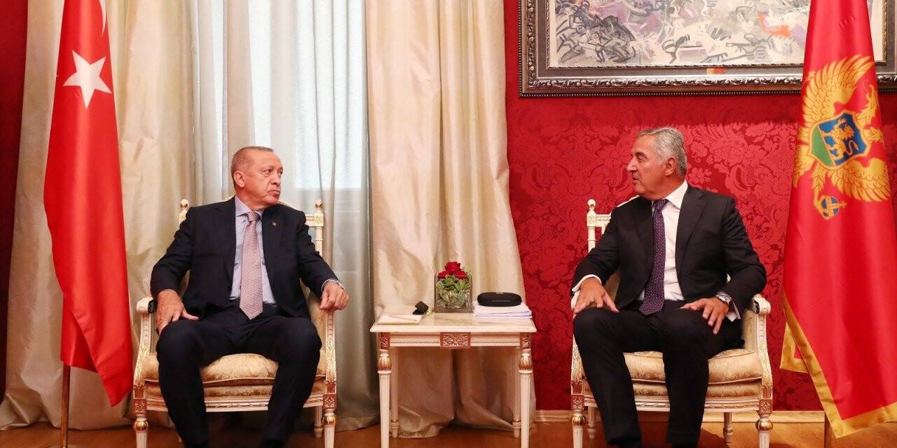 Cumhurbaşkanı Erdoğan, Karadağlı mevkidaşı Djukanovic ile görüştü