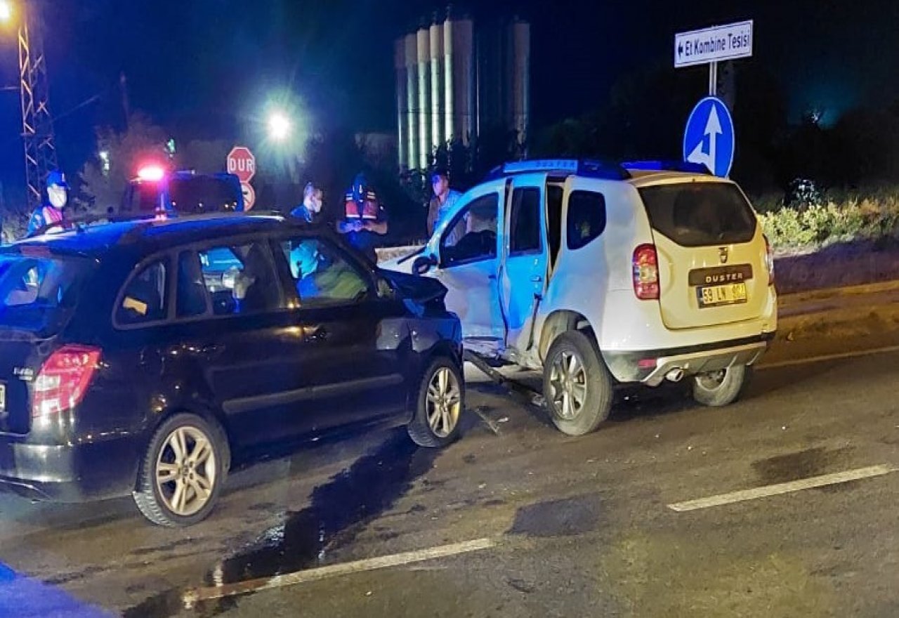 Tekirdağ’da feci kaza: 8 kişi yaralandı