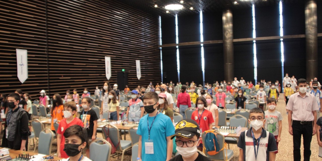 Türkiye Küçükler ve Yıldızlar Satranç Şampiyonası Konya'da devam ediyor