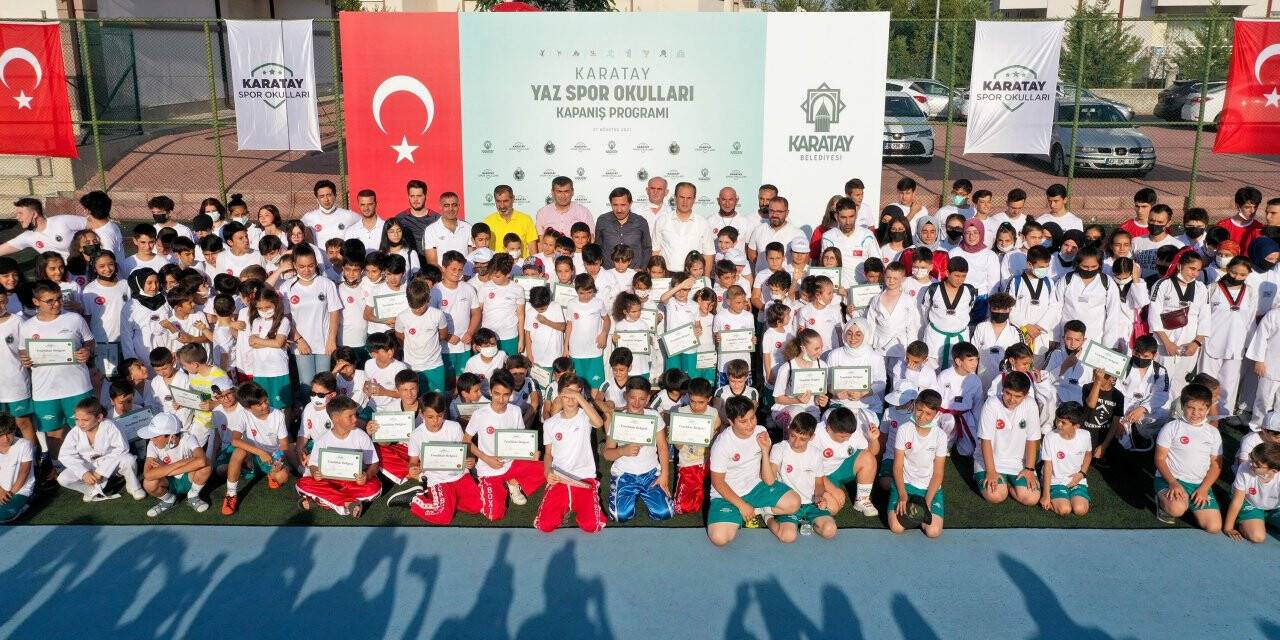 Karatay Yaz Spor Okulları’nın kapanış programı gerçekleştirildi