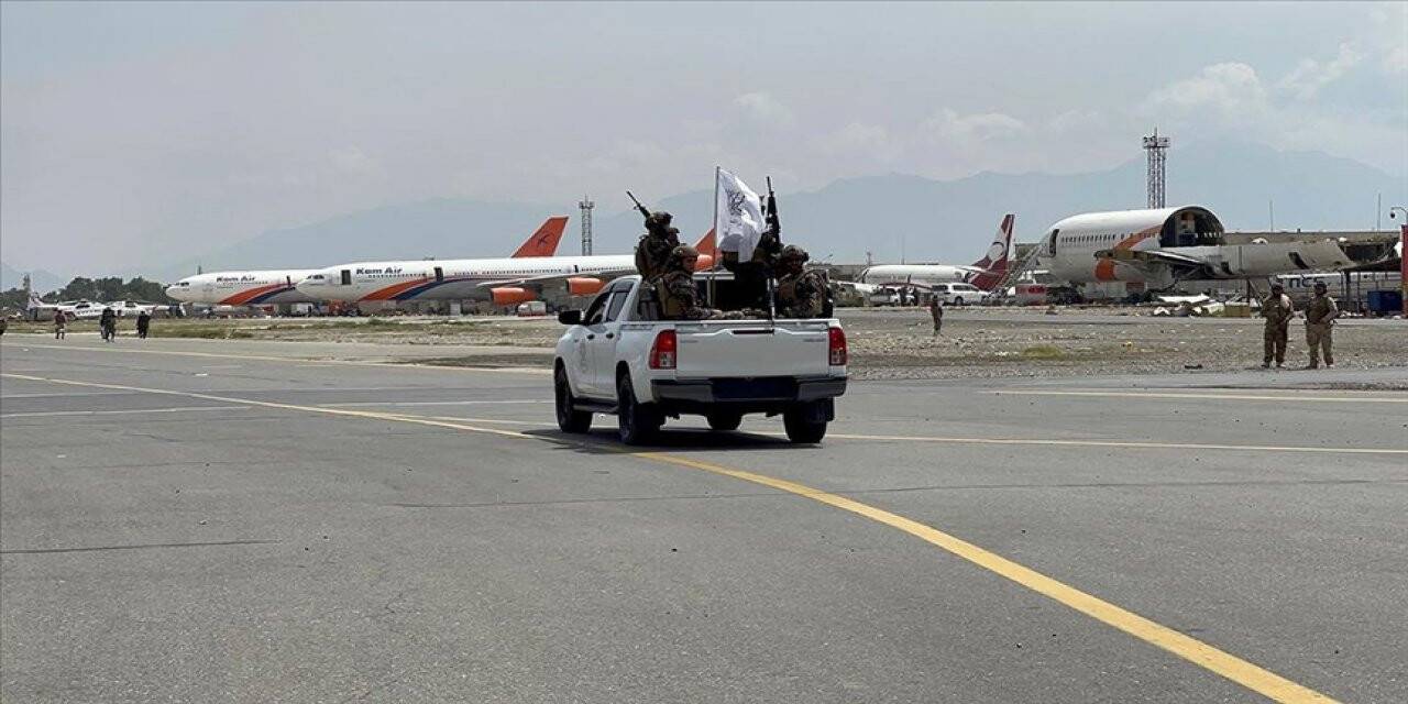 ABD askerlerinin terk ettiği Kabil Havaalanı'nı görüntülendi