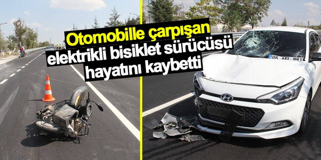 Konya'da feci kaza! Otomobille çarpışan elektrikli bisiklet sürücüsü hayatını kaybetti