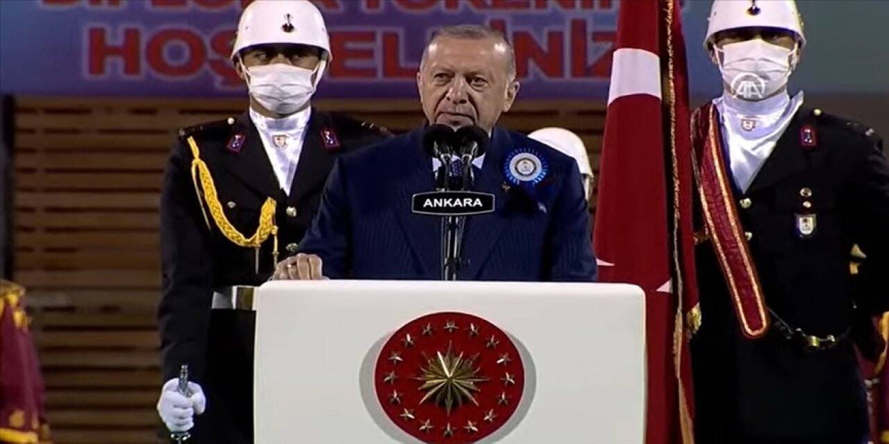 Cumhurbaşkanı  Erdoğan, subay ve astsubay mezuniyet töreninde