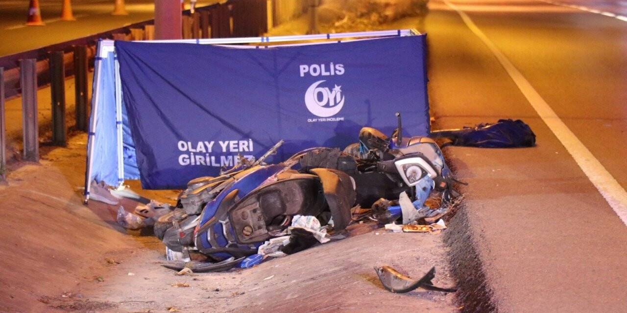 Motosikletli gencin feci ölümü