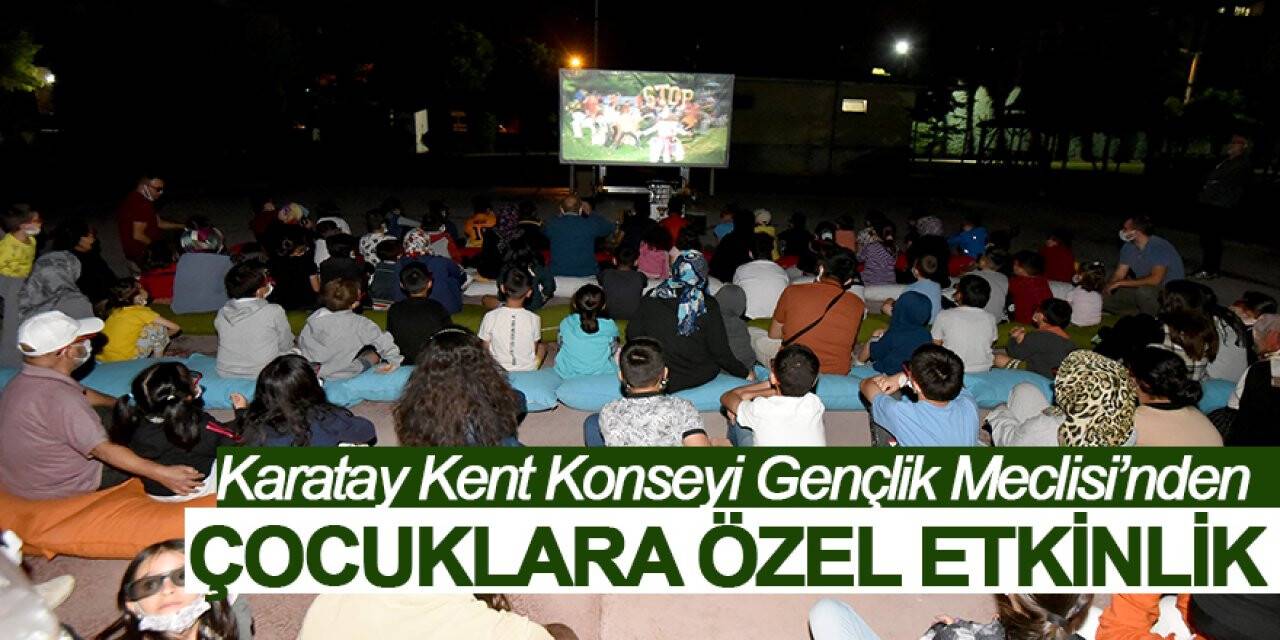 Karatay Kent Konseyi Gençlik Meclisi’nden çocuklara özel etkinlik