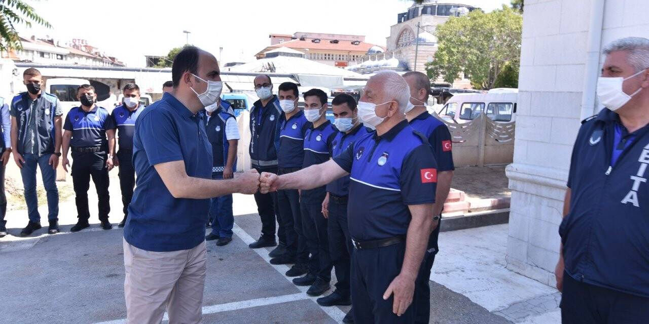 Başkan Altay Zabıta Teşkilatı’nın Kuruluş Yıl Dönümünü kutladı