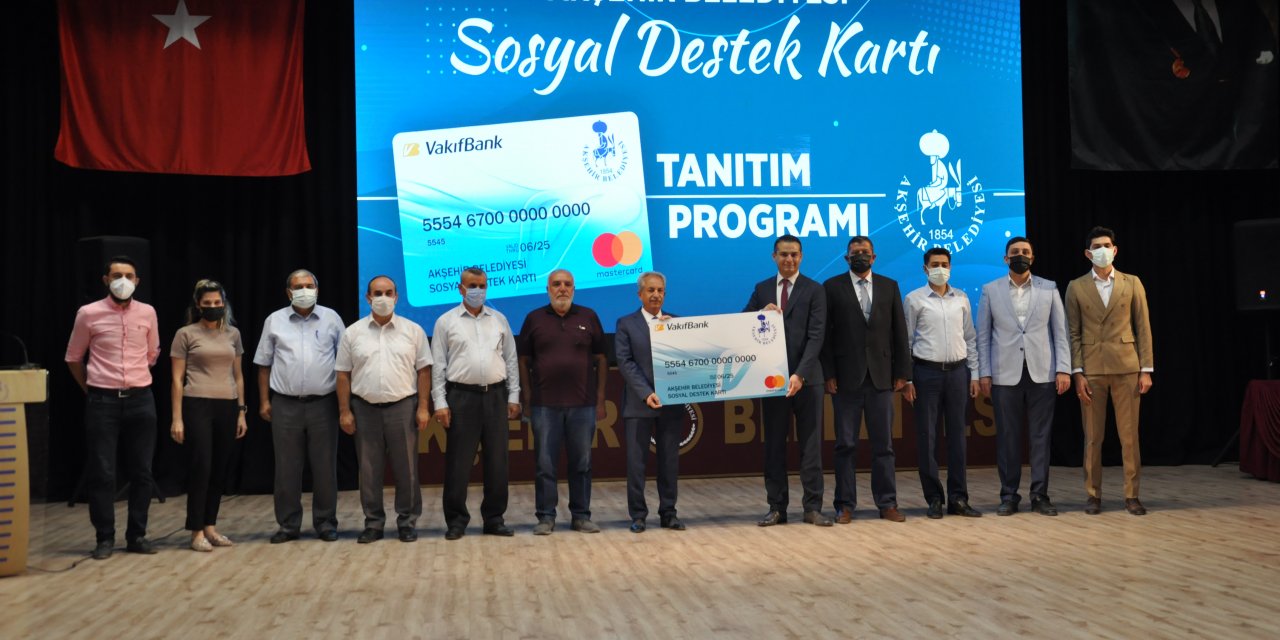 Akşehir Belediyesi  'Sosyal Destek Kartı' projesini başlattı