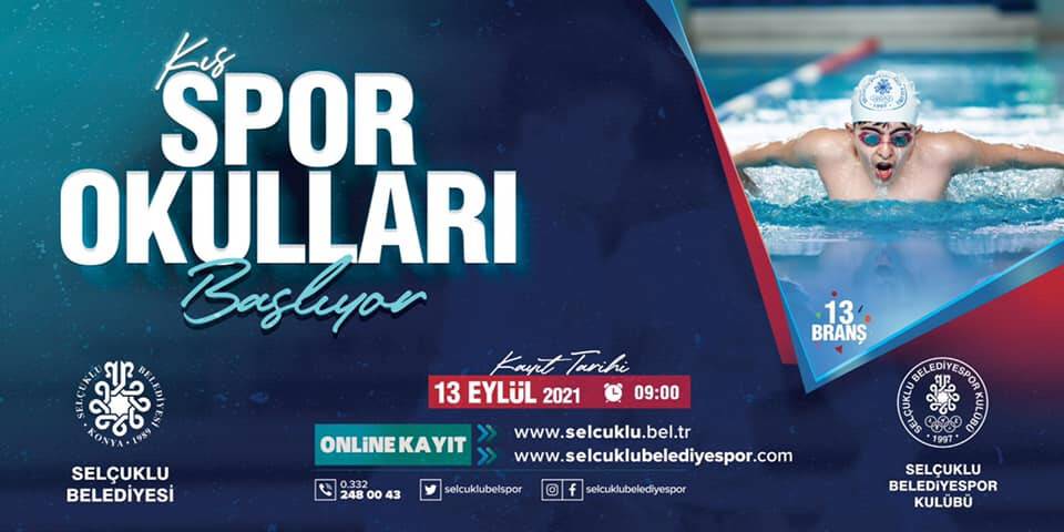 Selçuklu Kış Spor Okulları’na kayıtlar başlıyor