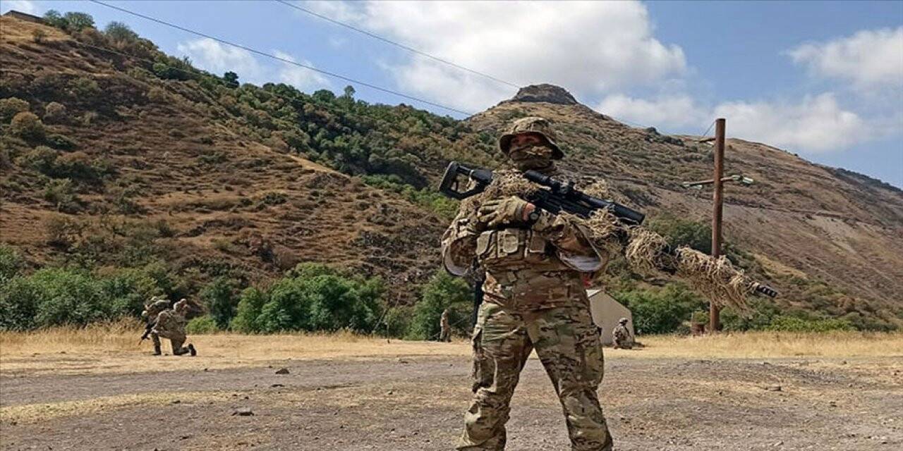 İşgalden kurtarılan Laçın'da ortak askeri tatbikat sürüyor
