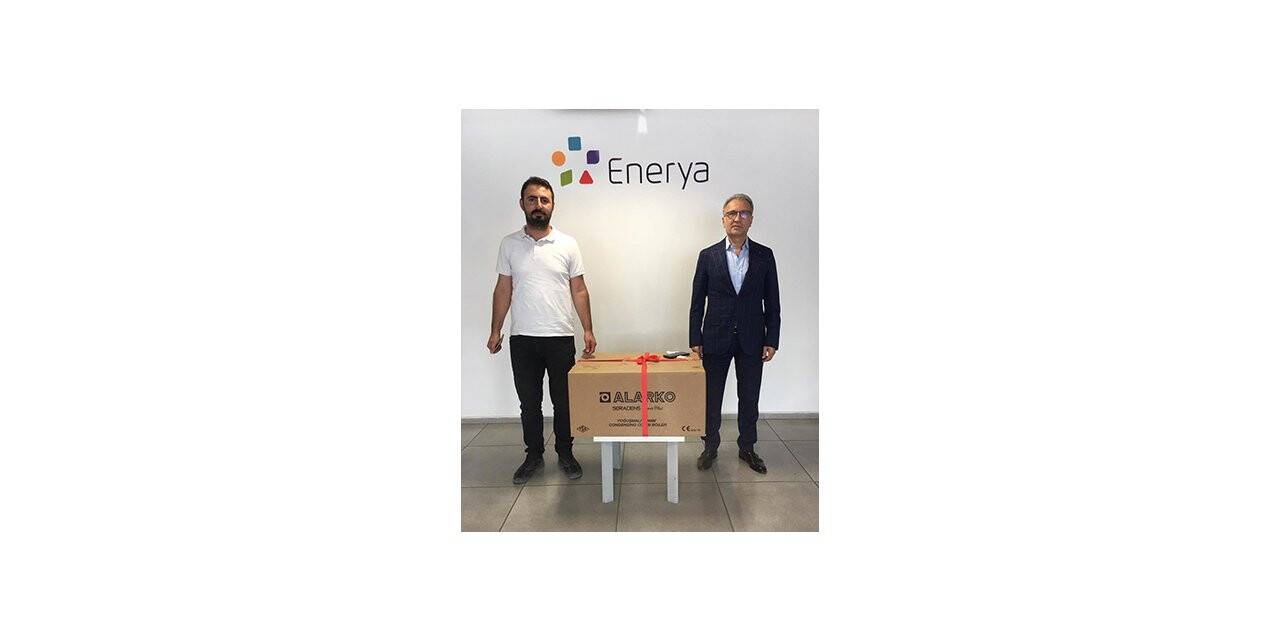 Enerya Enerji, 54 aboneye çekilişle kombi hediye etti