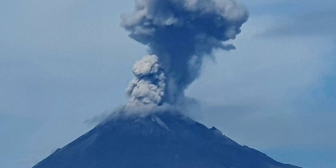 Popocatepetl Yanardağında patlama oldu