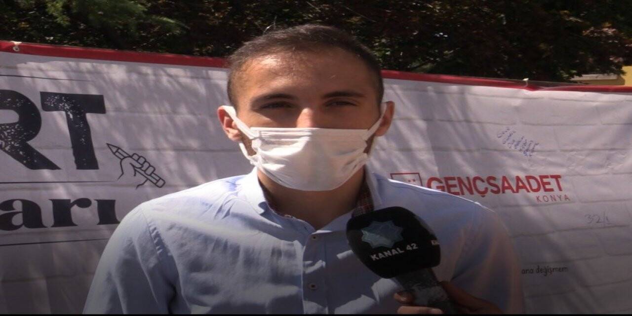 Vatandaş derdini duvara yazdı