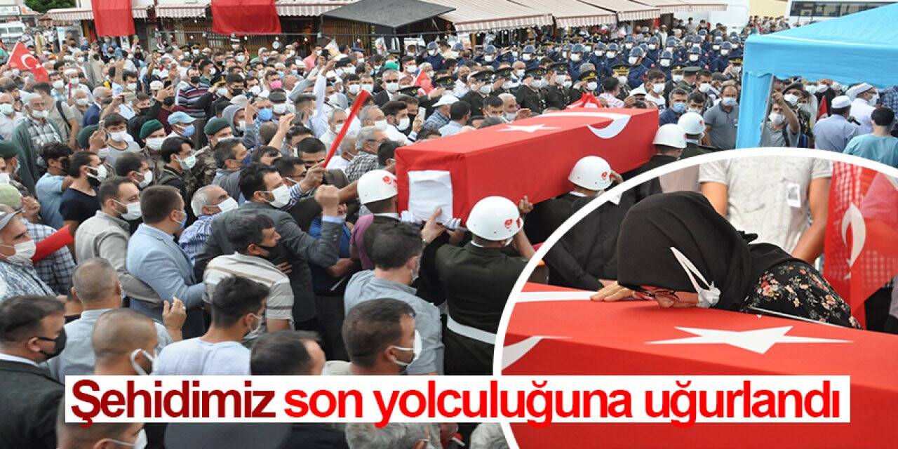 Konyalı şehit Ömer Faruk Erdem son yolculuğuna uğurlandı