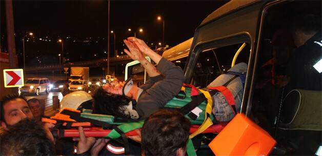 Sarıyer'de trafik kazası: Yaralılar var
