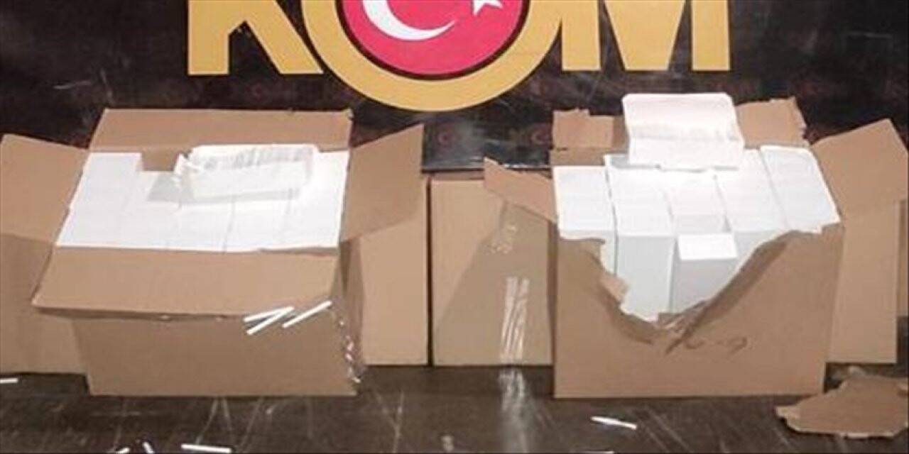 Aksaray'da 9 milyon makaron ele geçirildi