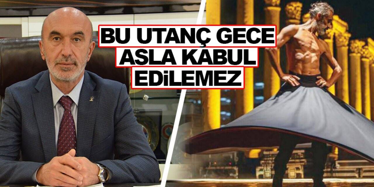 Başkan Angı’dan sözde sema törenine sert kınama