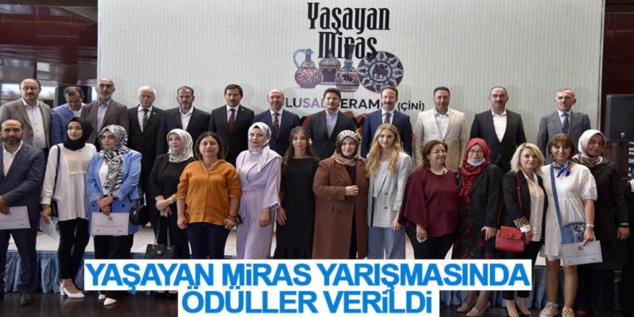 Yaşayan Miras yarışmasında ödüller verildi