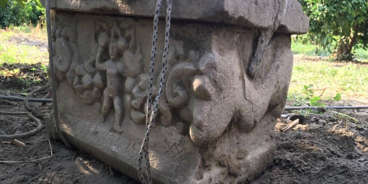 Roma dönemine ait lahdi satmaya çalışan şüphelilerden 2’si tutuklandı