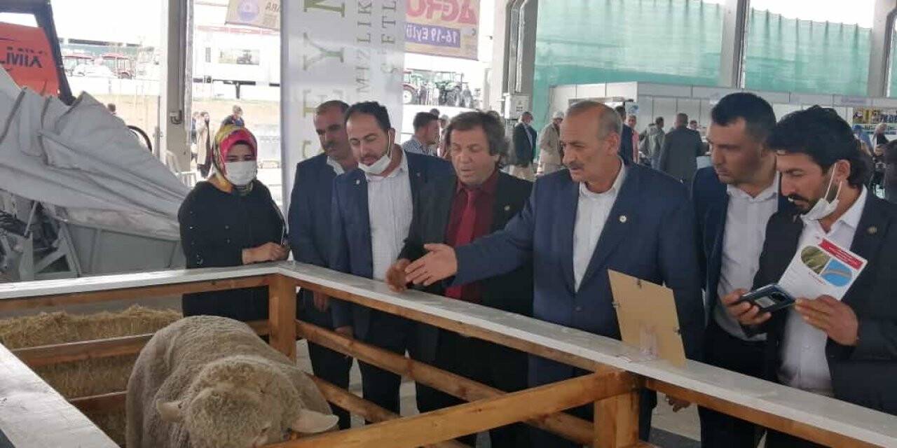 Meram Ziraat Fuarı gezdi