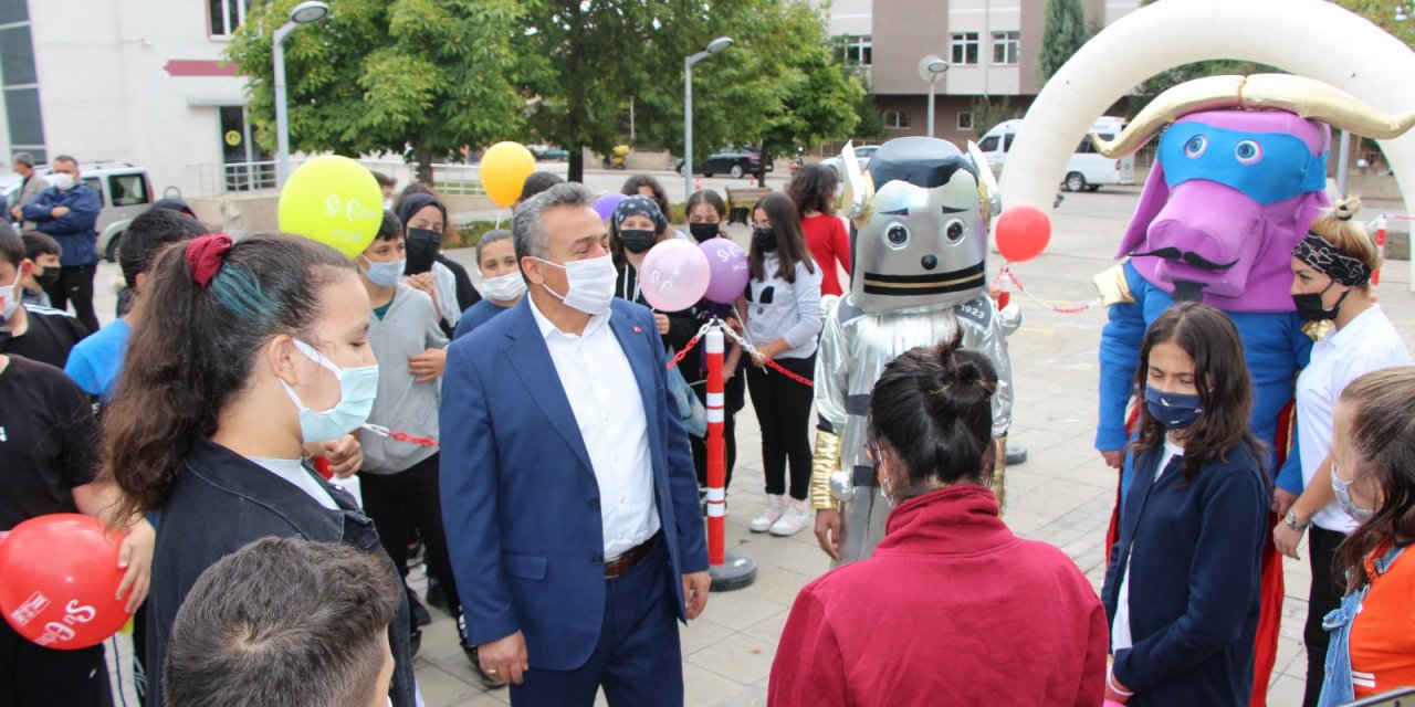 'Temiz Su, Yeşil Vatan' eğitim tırı Seydişehir'de