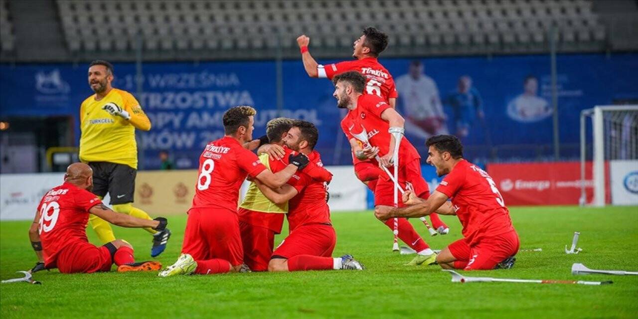 Ampute Futbol Milli Takımı, Avrupa Şampiyonası'nda finalde