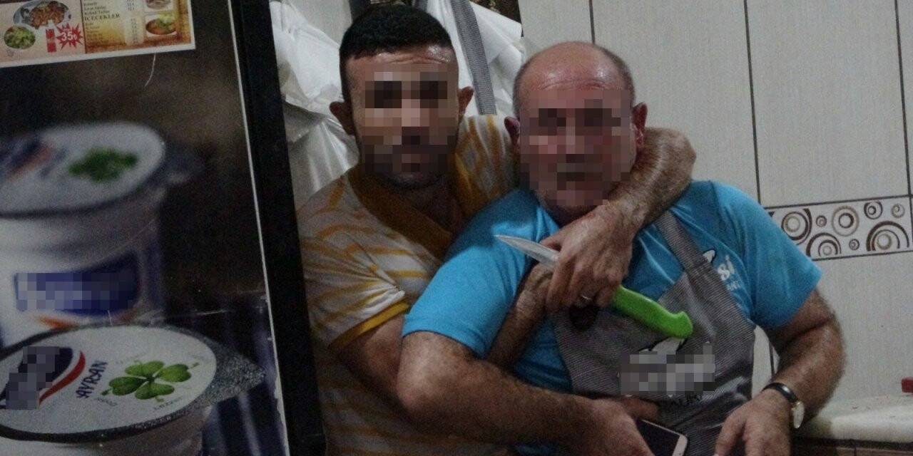 Ustabaşının boğazına bıçak dayayarak rehin alan garson: "Öldürmek isteseydim, öldürürdüm"