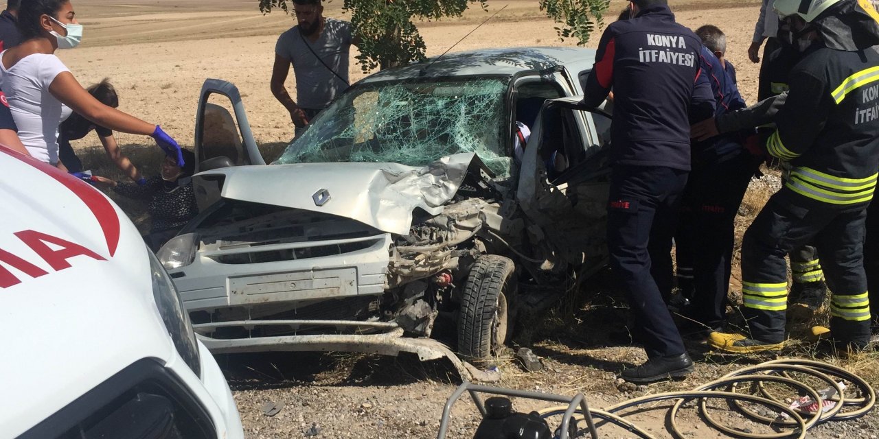 Konya'daki trafik kazasından acı haber geldi! 1 ölü, 3 yaralı