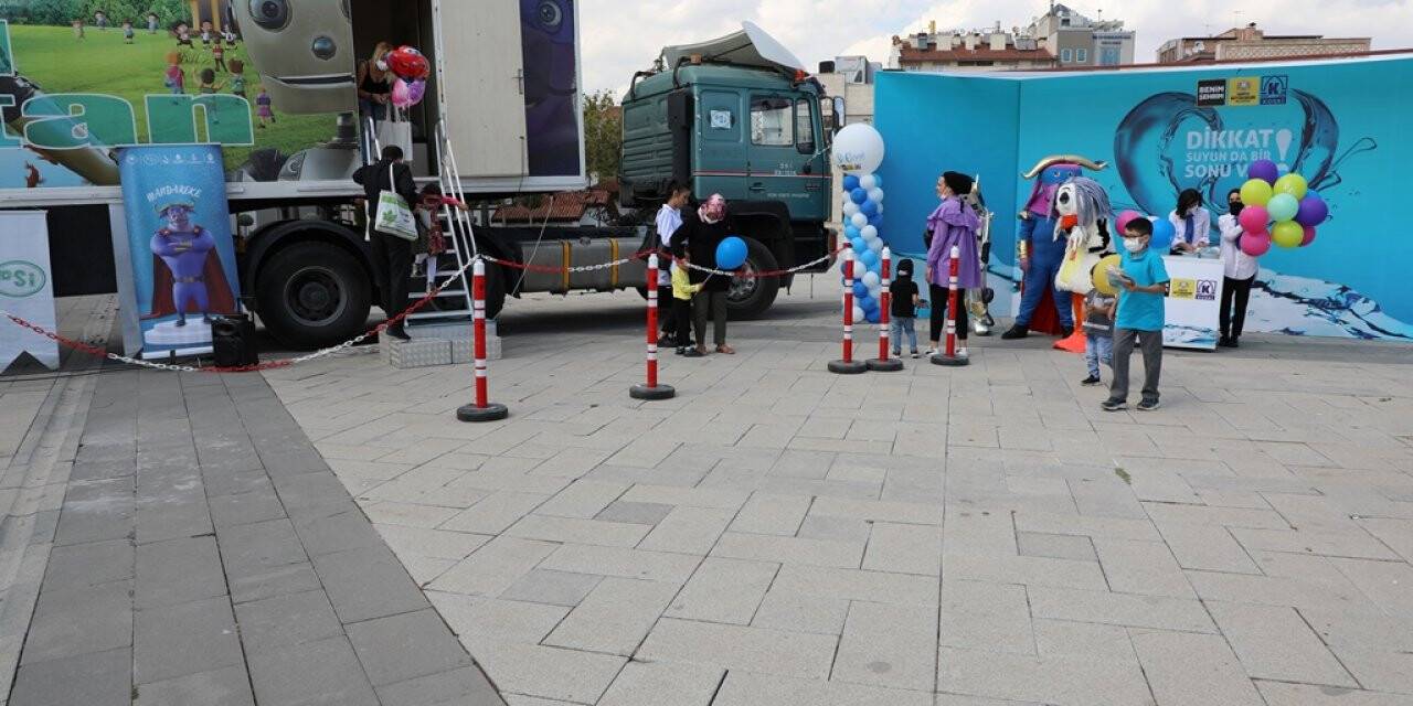Su Elçileri Tırı Konya’da çocuklarla buluştu