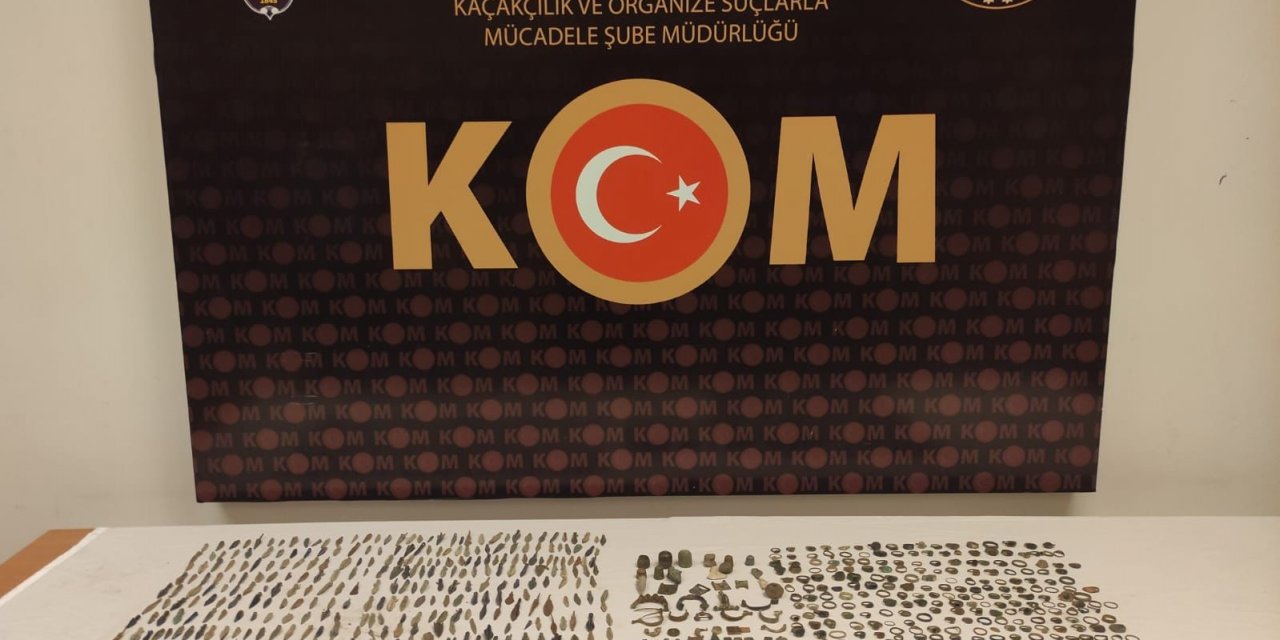 Konya'da tarihi eser operasyonu: 1 Gözaltı