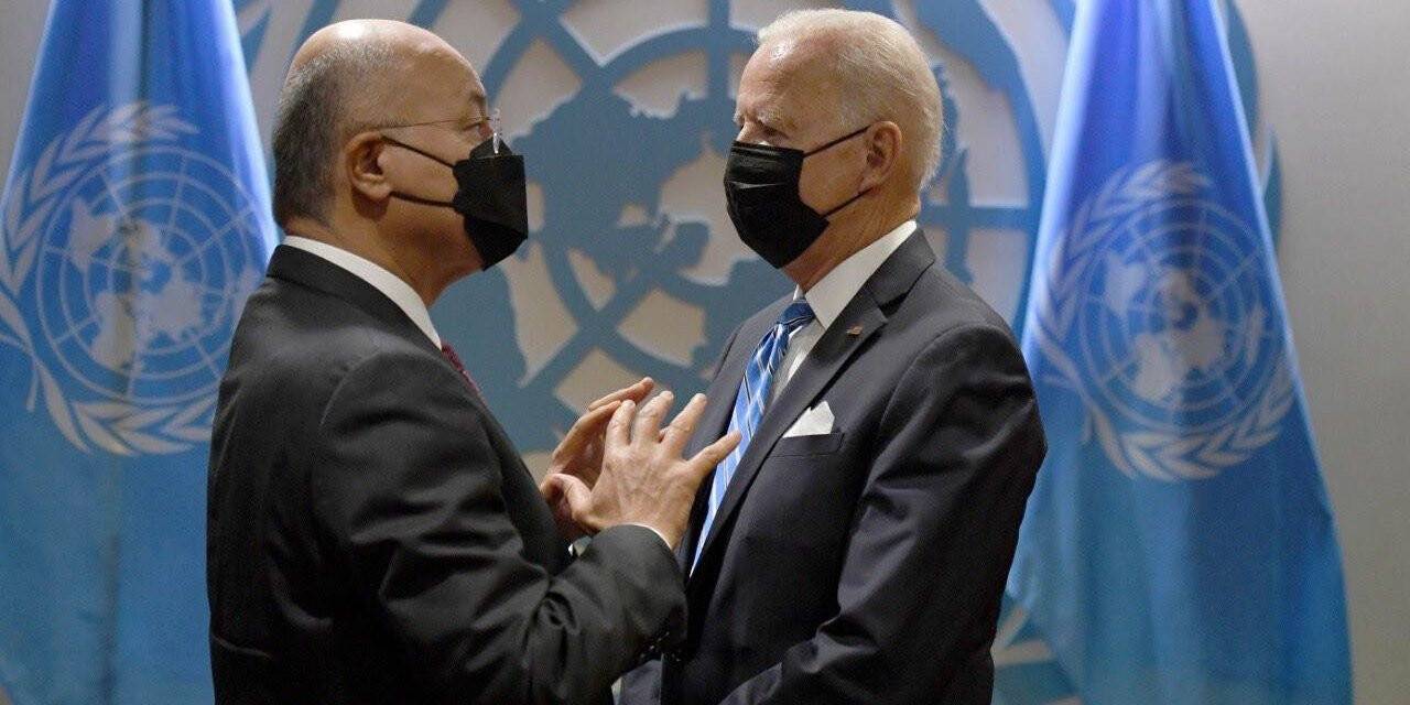 Irak Cumhurbaşkanı Salih, ABD Başkanı Biden ile görüştü