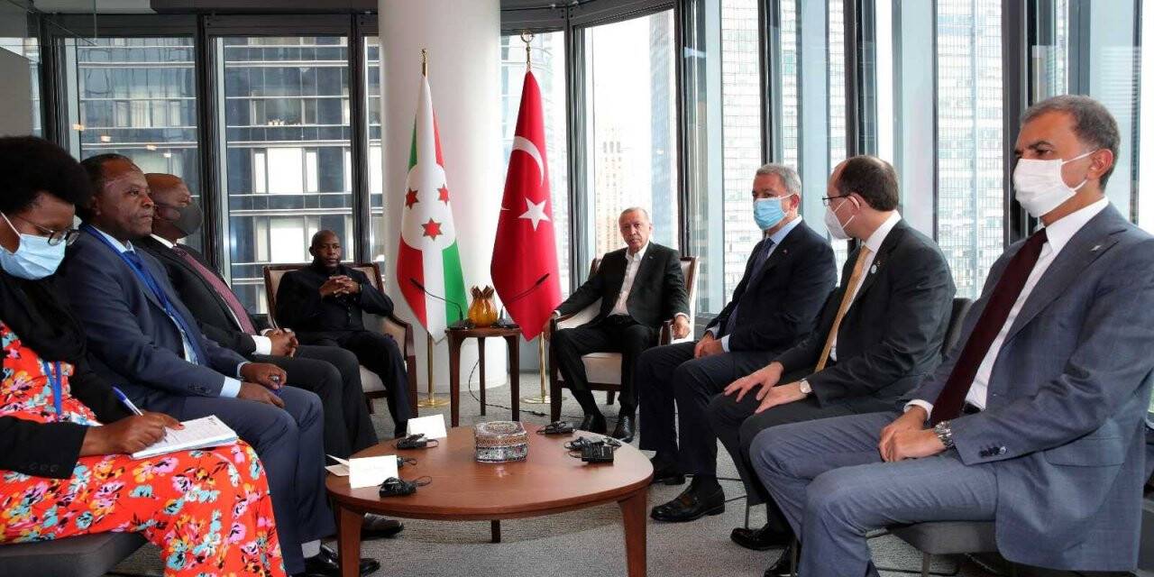 Cumhurbaşkanı Erdoğan, Burundi Cumhurbaşkanı Ndayishimiye ile görüştü