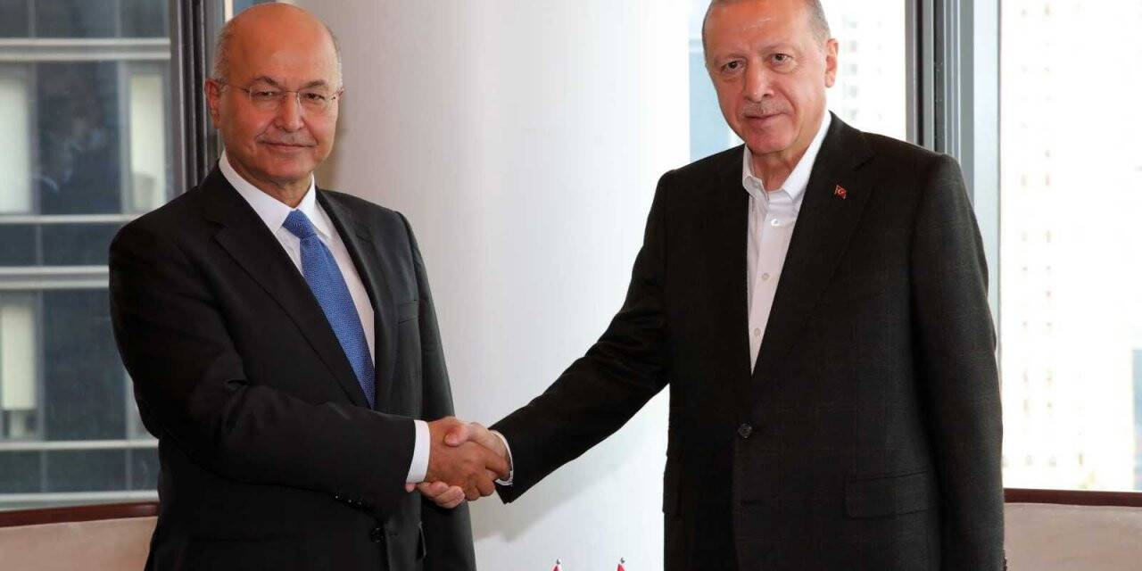 Cumhurbaşkanı Erdoğan, Irak Cumhurbaşkanı Salih ile görüştü