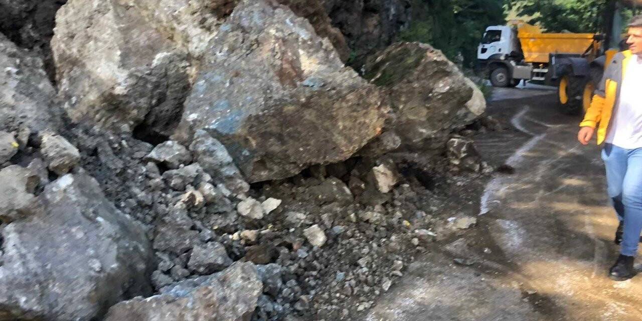 Ordu’da sağanak sonrası heyelan