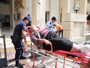 ADLİYEYE AMBULANS İLE GETİRİLDİ