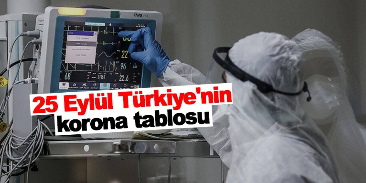 25 Eylül Türkiye'nin koronavirüs rakamları açıklandı! Tabloda son durum