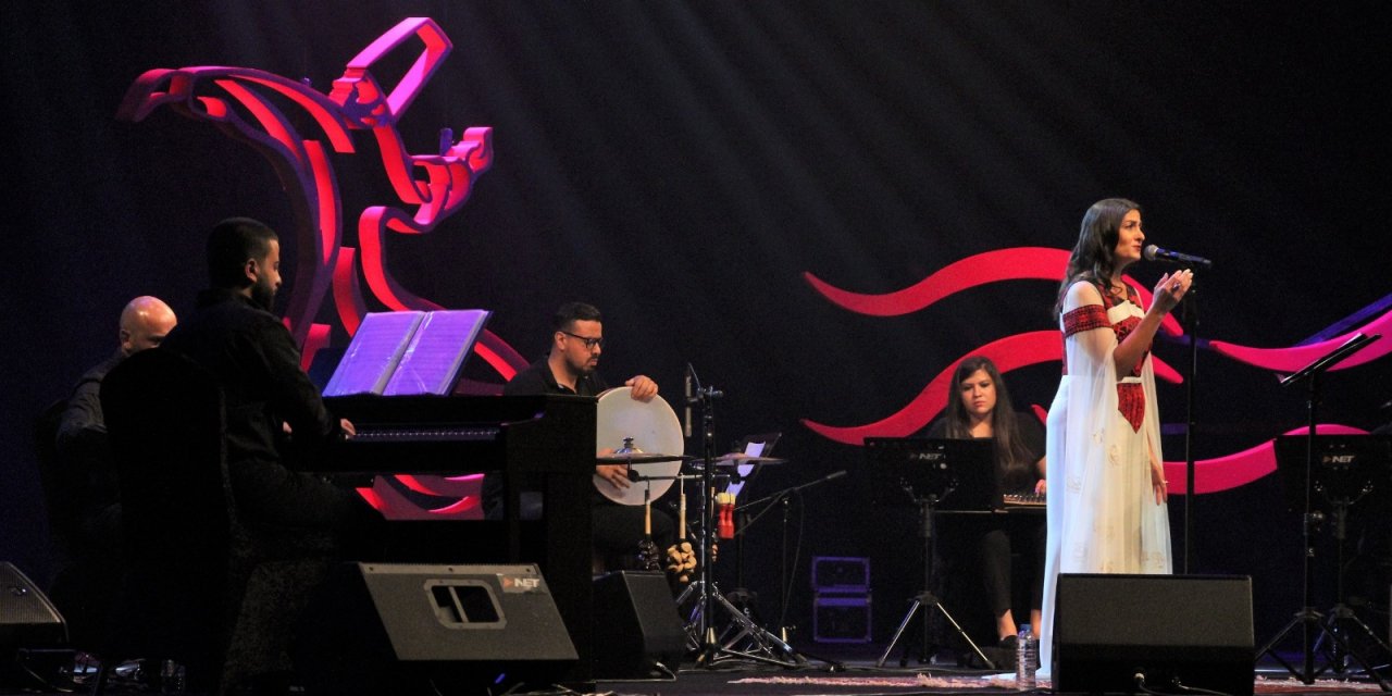 18. Konya Uluslararası Mistik Müzik Festivali'nde Ürdünlü sanatçı Hind Hamet sahne aldı