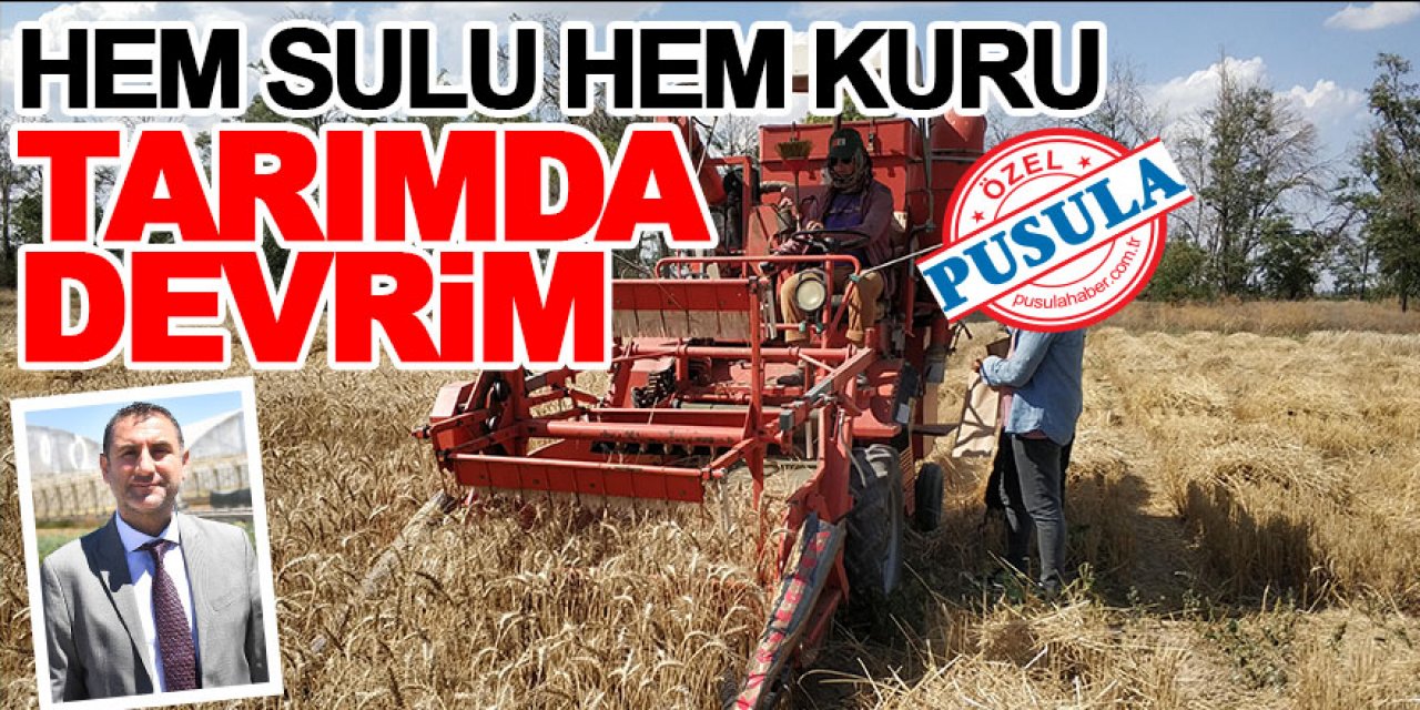 Hem sulu hem kuru tarımda devrim