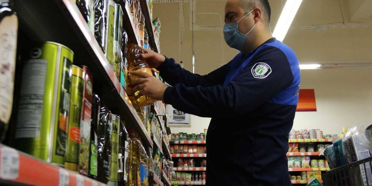 Zincir marketlere zabıtadan şok denetim