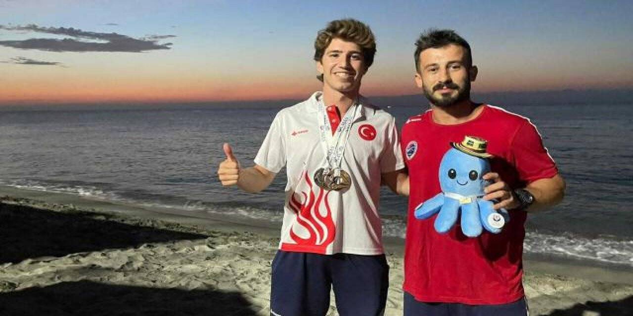 Milli sporcu Derin Toparlak'tan bu kez dünya üçüncülüğü