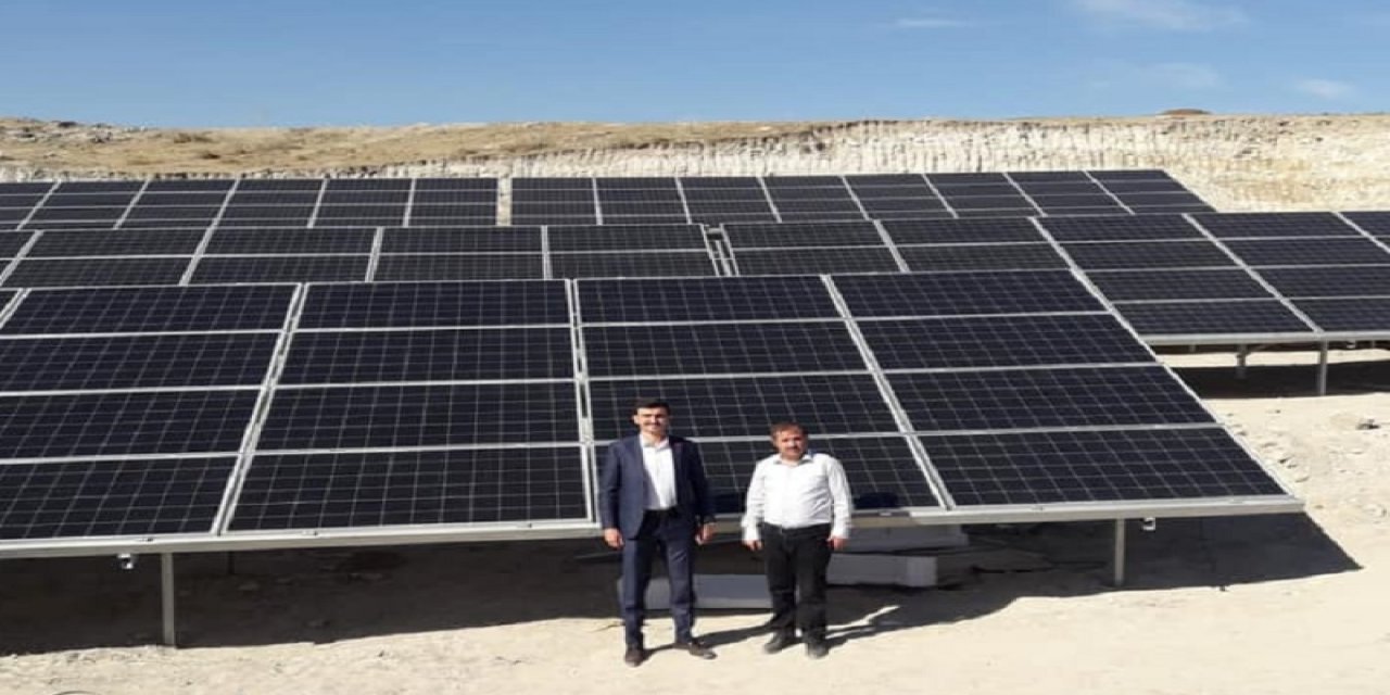 Ahırlı Belediyesinin güneş enerji santrali tamamlandı