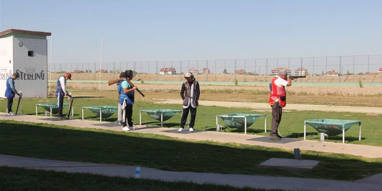 Trap atıcılıkta Güz Kupası heyecanı Konya'da yaşandı