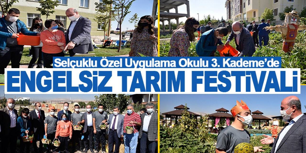 Selçuklu Özel Uygulama Okulu 3. Kademe’de engelsiz tarım festivali