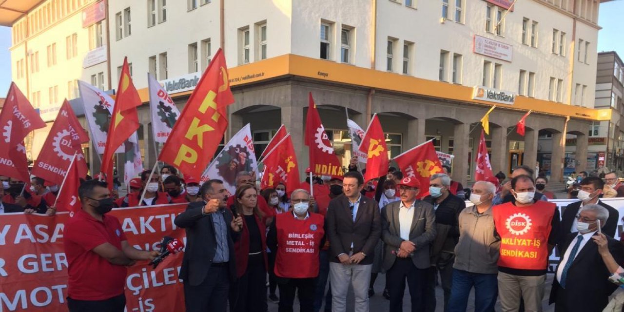 Konya'da fabrika işçilerinin sendikal nedenlerle işten çıkarıldığı iddiası