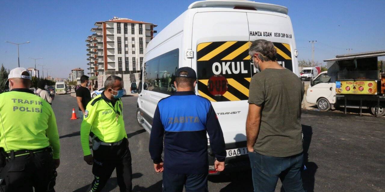 Ereğli'de okul servis araçları denetlendi