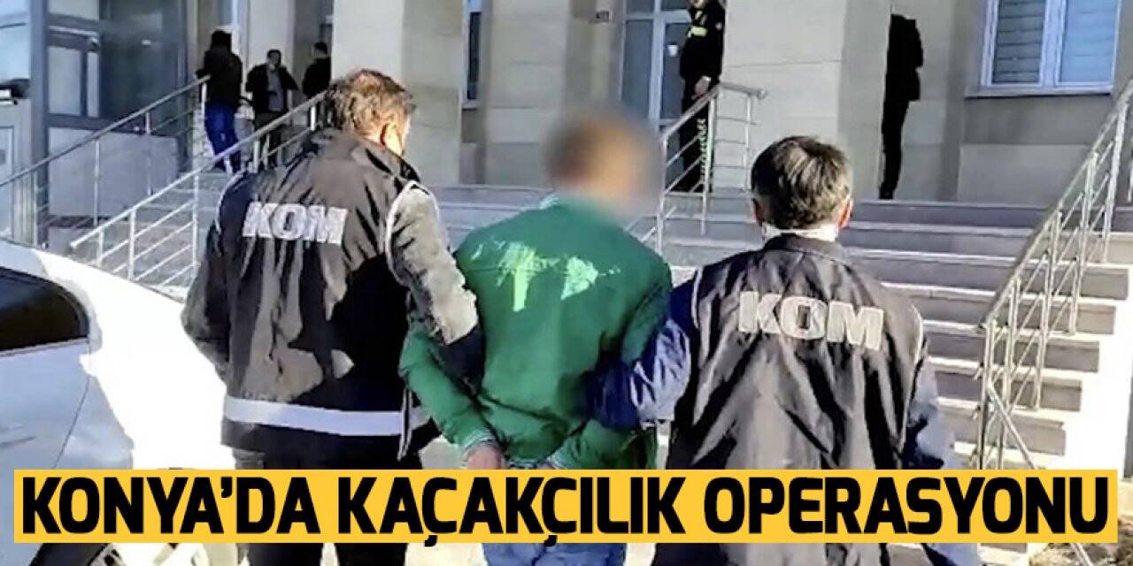 Konya’da silah kaçakçılığı operasyonu
