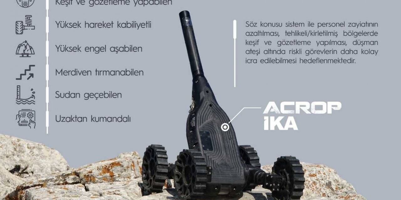 İnsansız kara araçları TSK’da kullanılmaya başlandı