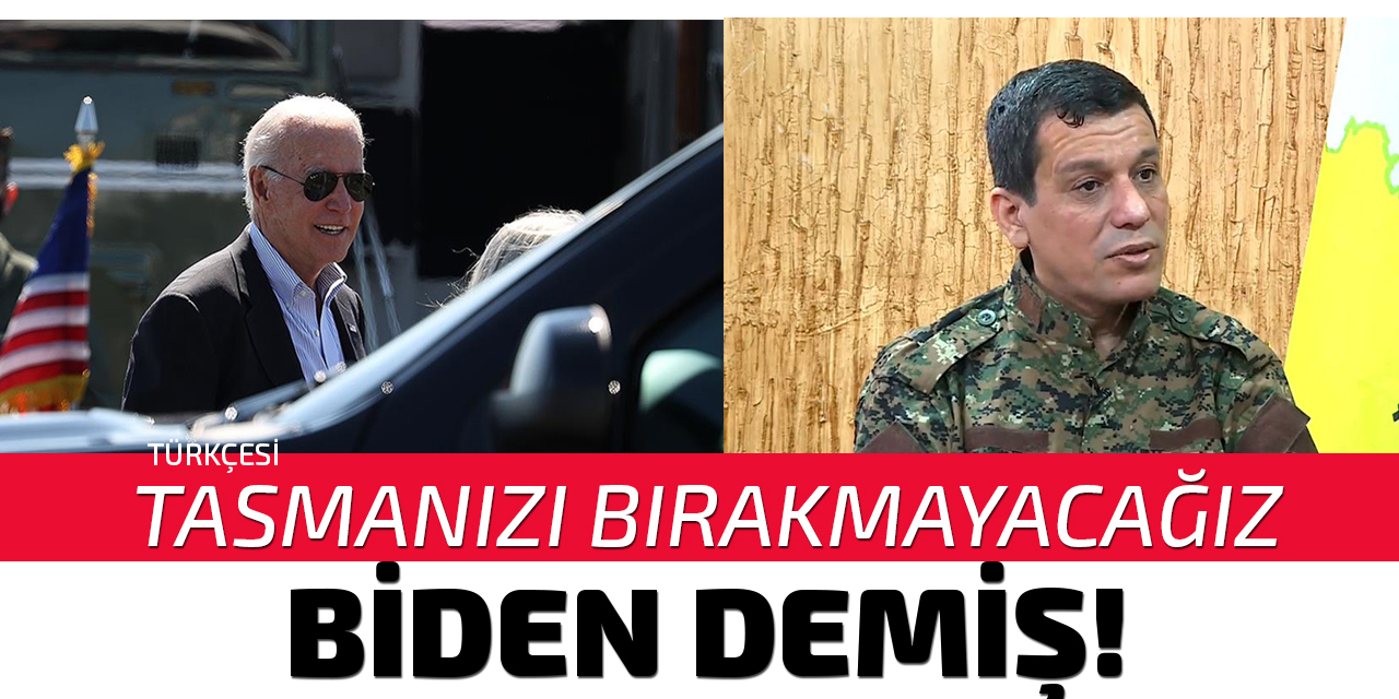 YPG/PKK elebaşı, Biden'ın "kendilerini terk etmeyeceği" sözünü verdiğini öne sürdü