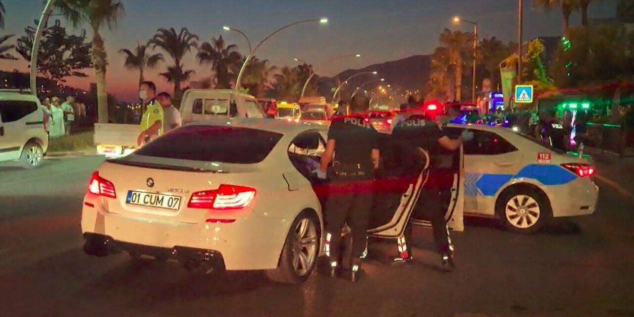 Alanya’da dehşet saçıp polisi peşine takan sürücü tutuklandı