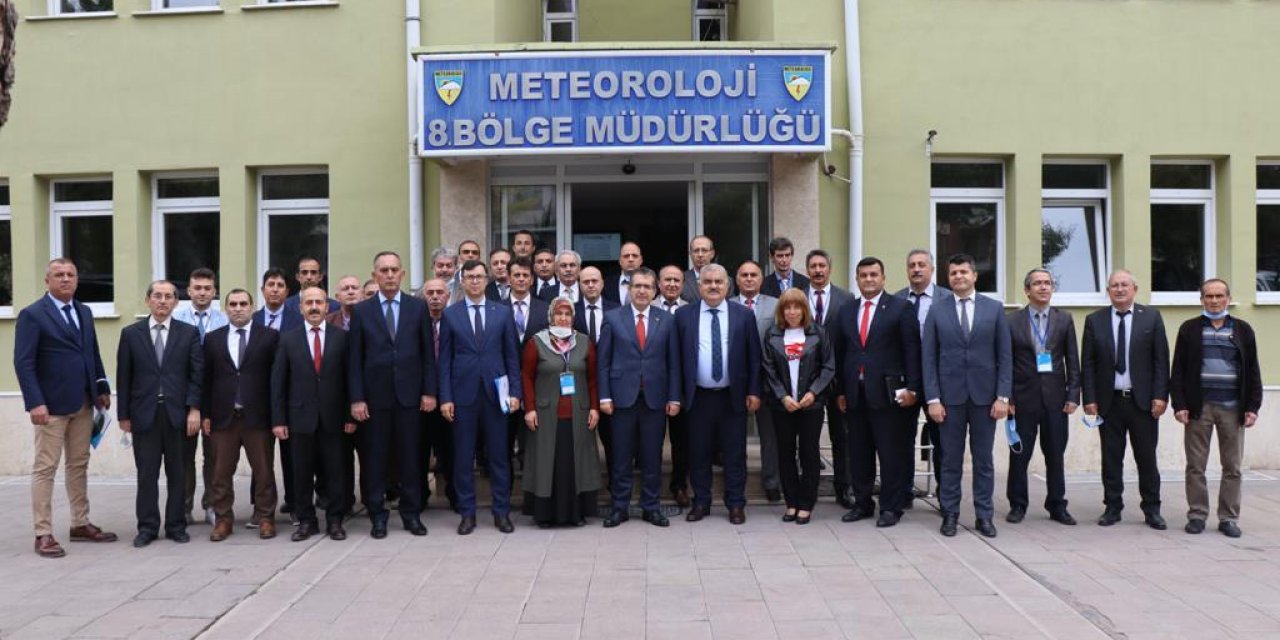 Konya'da Meteoroloji 8. Bölge Müdürü Barış Özgün'e ziyaretler
