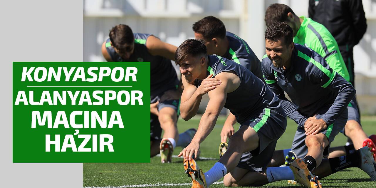 Konyaspor, Alanyaspor maçı hazırlıklarını tamamladı